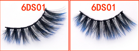 Gradient Color 6D Mink Fake Eyelashes