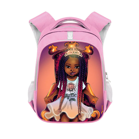 African girl backpack