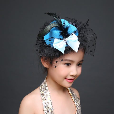 Feather lace bow topper