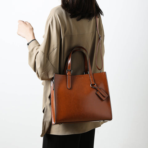 Fashion Pu Leather Solid Color Ladies Handbag