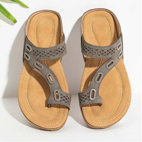 Summer Women's Sandals Retro Flip Flops Slippers Beach Shoes Slides