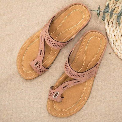 Summer Women's Sandals Retro Flip Flops Slippers Beach Shoes Slides