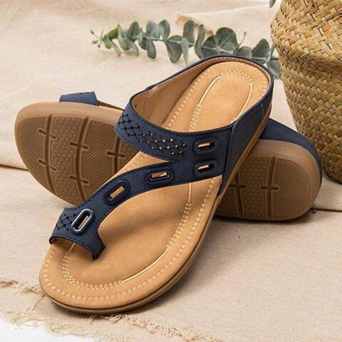 Summer Women's Sandals Retro Flip Flops Slippers Beach Shoes Slides