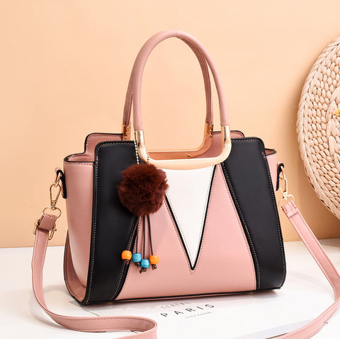 New Style Handbags, Handbags, Color Matching, Foreign Trade Ladies, All-Match Shoulder Messenger Handbags