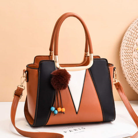 New Style Handbags, Handbags, Color Matching, Foreign Trade Ladies, All-Match Shoulder Messenger Handbags