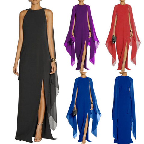 Chiffon maxi dress