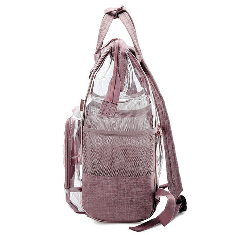 Transparent jelly backpack