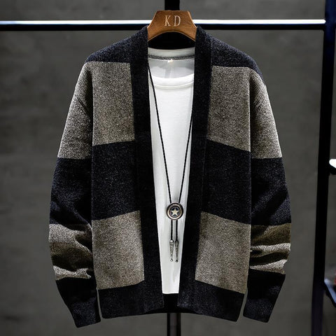 Sweater For Men Korean Thick Knitted Coat For Men